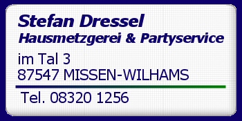 Partyservice Missen-Wilhams